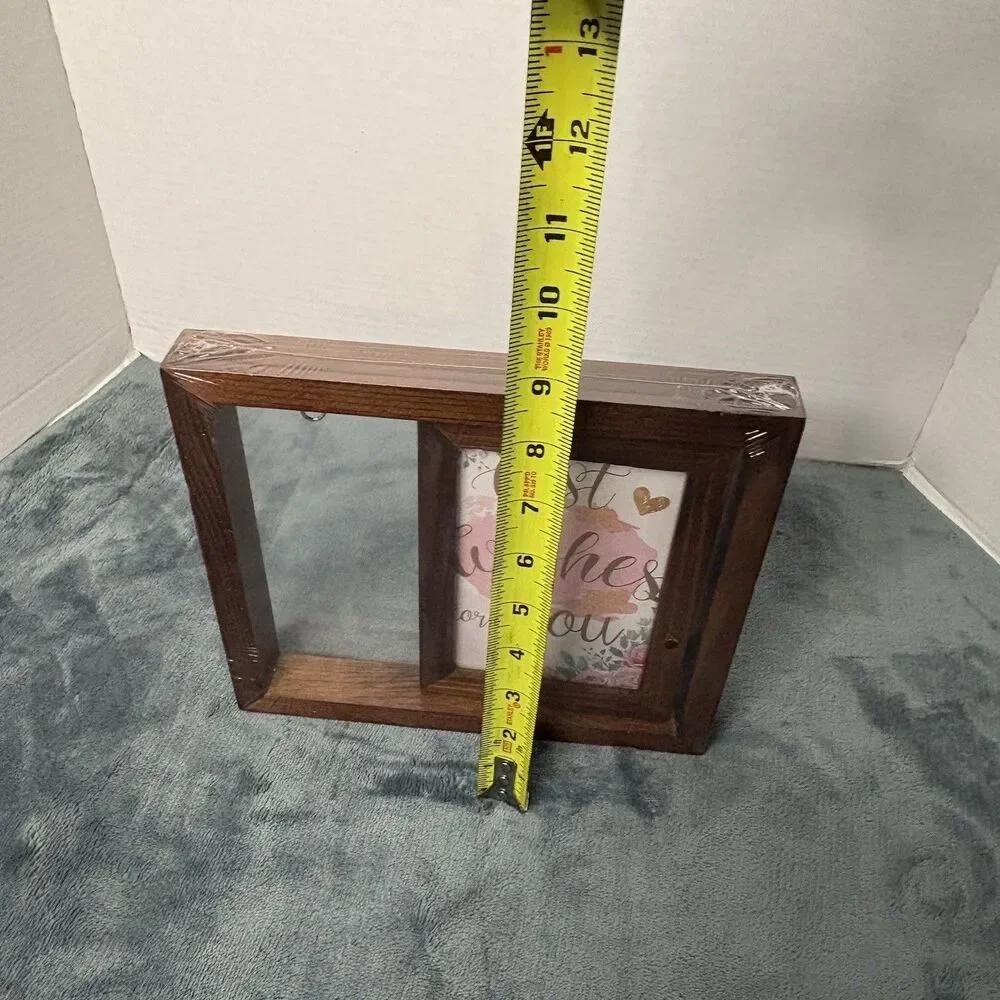 Mr. & Mrs. Rotating Picture Frame Wedding Anniversary 4x6